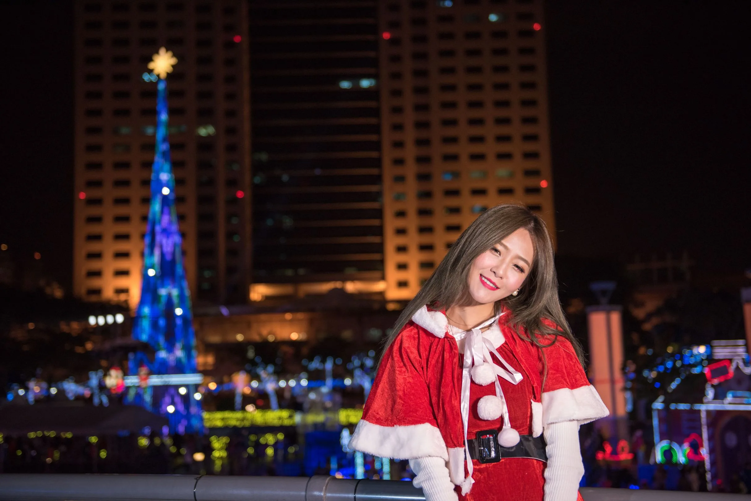 [Buổi chụp ảnh ngoài trời của Beautyleg] Winnie Xiaoxue - Bộ sưu tập ảnh đêm độ phân giải cực cao tại Công viên Giáng sinh Thành phố Đài Bắc Mới - 39